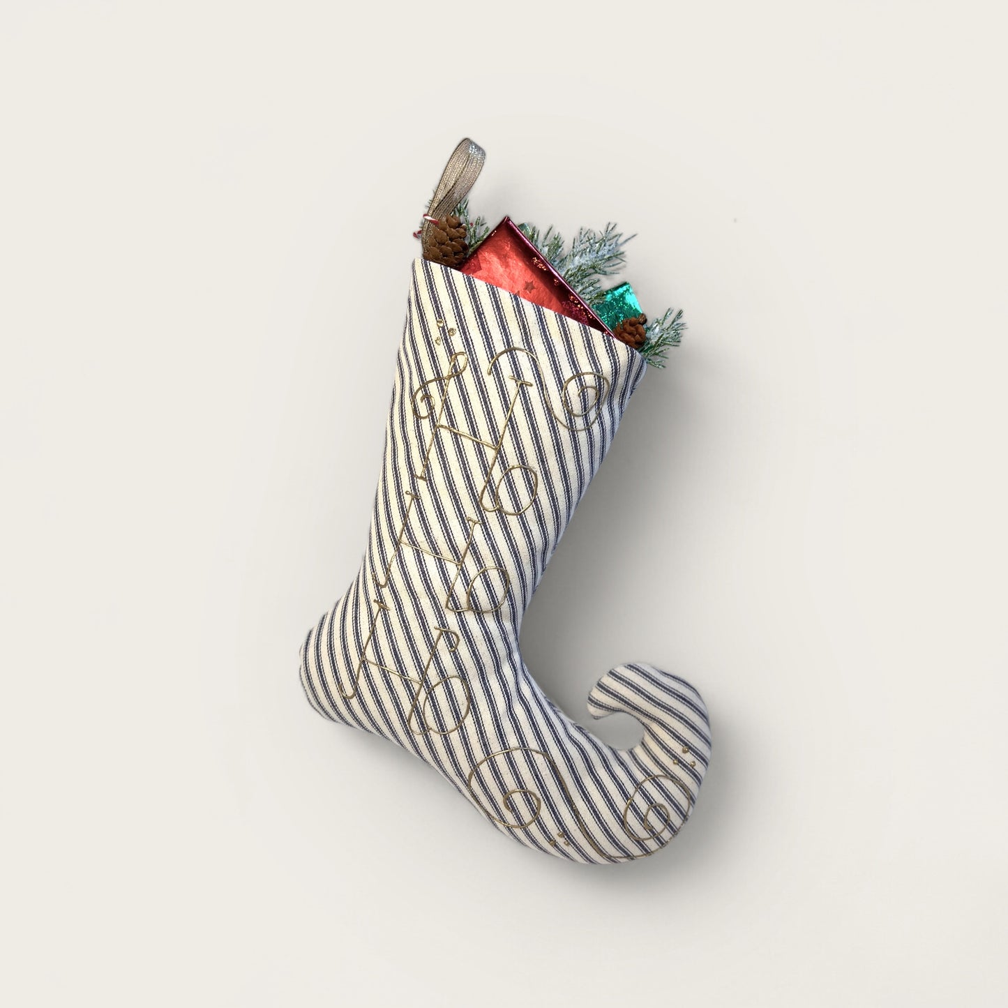 Venetian Stocking /vintage blue