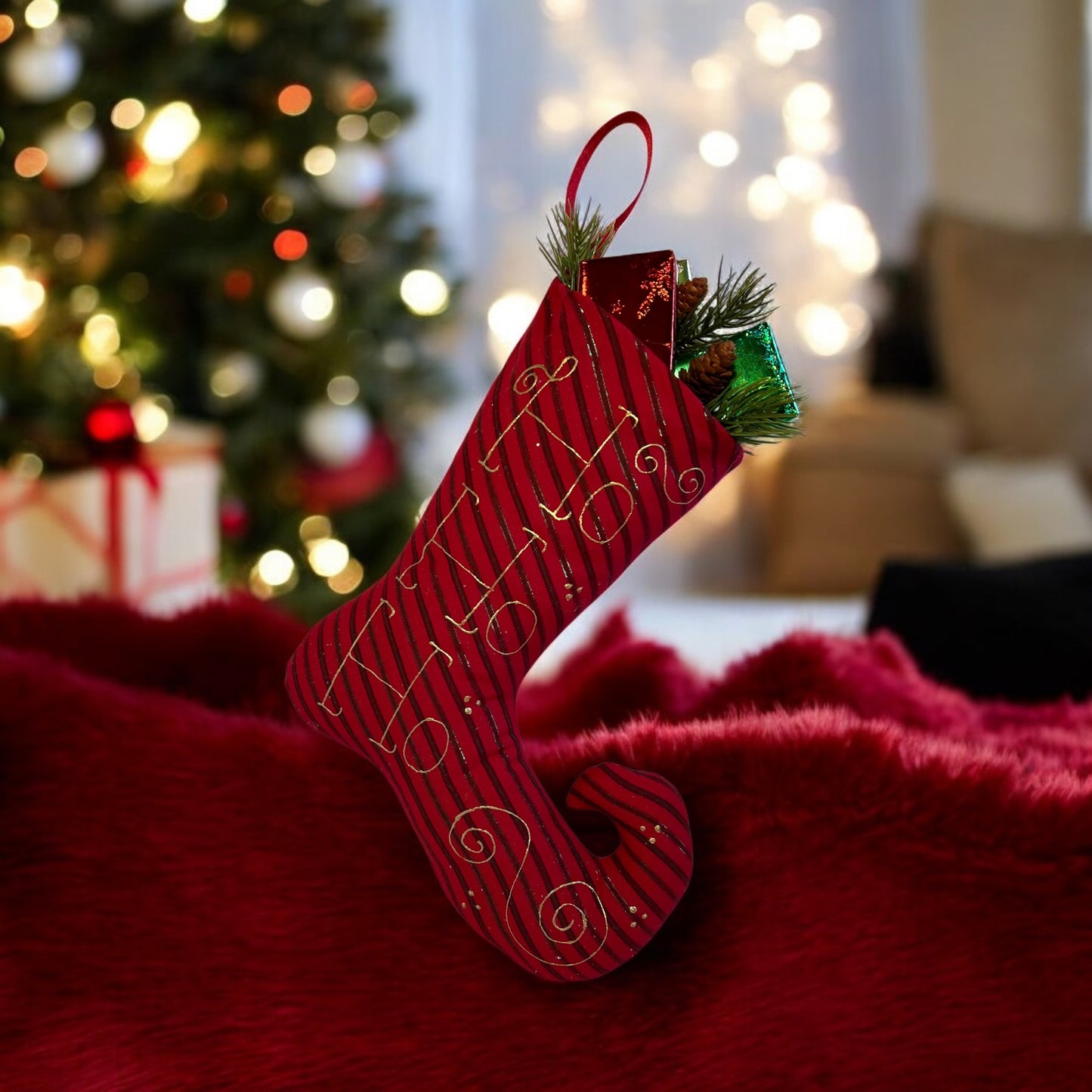 Venetian Stocking /red