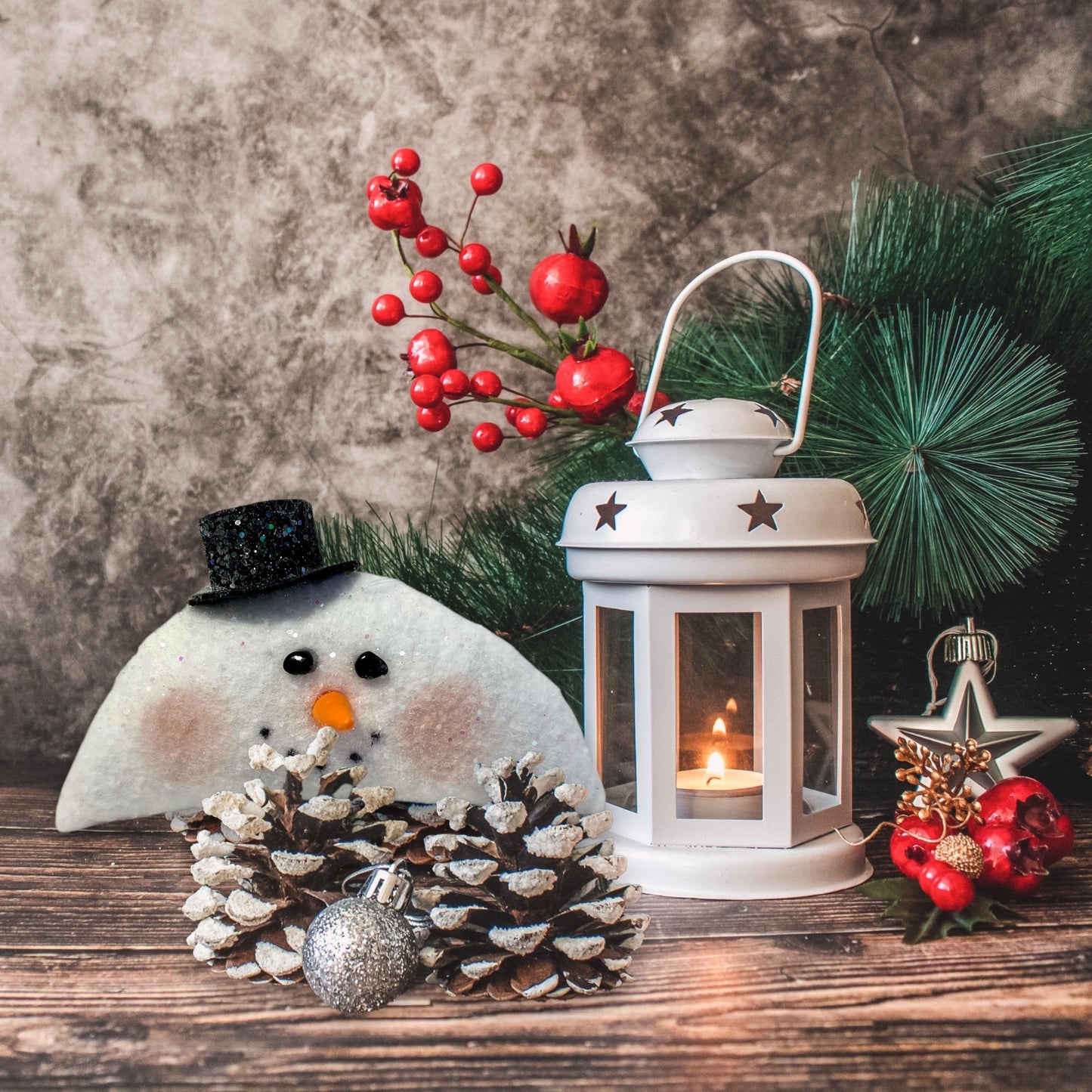 Dumpling the Snowman /black