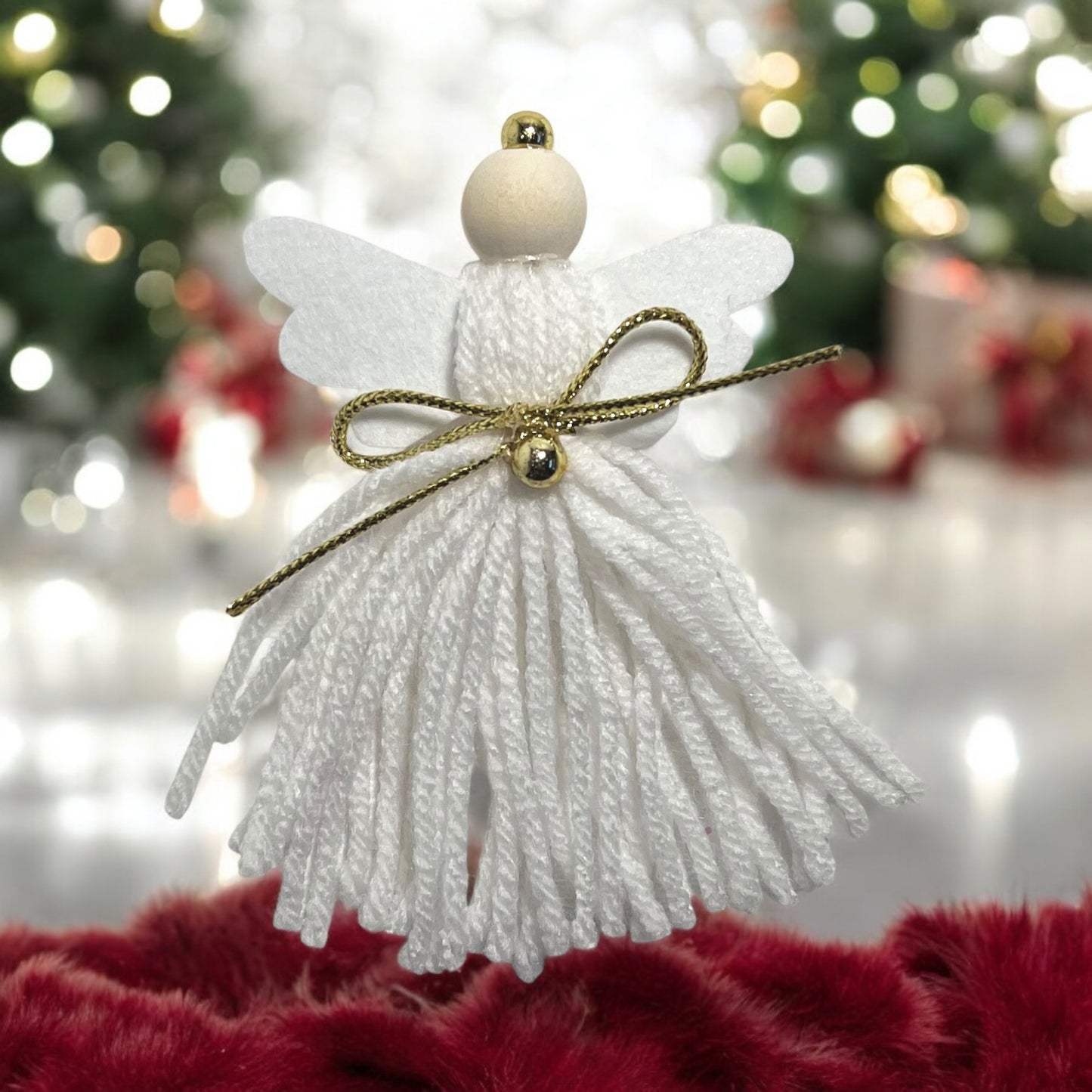 Little Yarn Angel /white