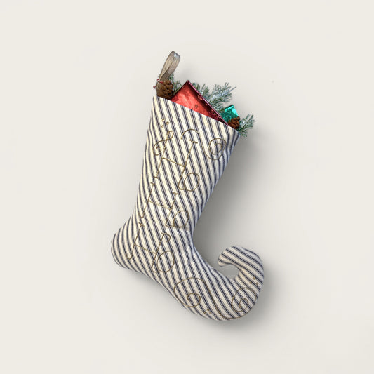 Venetian Stocking /vintage blue